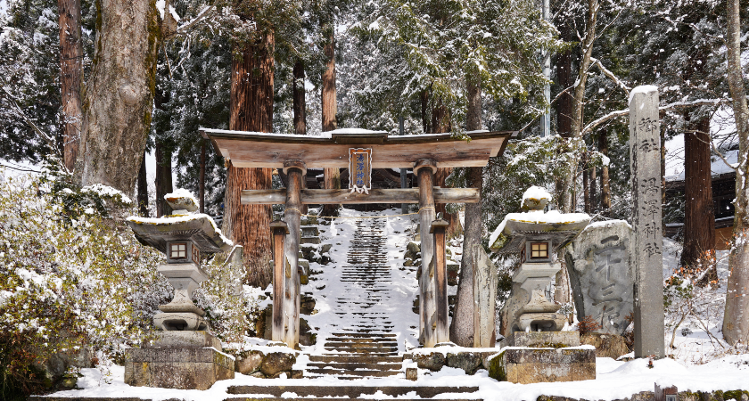 zima v japonsku winter in japan
