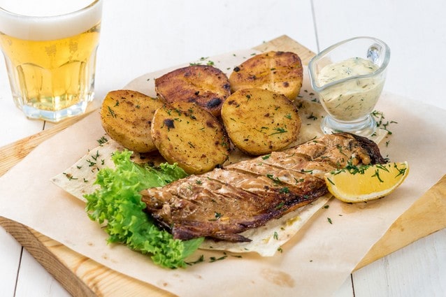 Gastro cestování po česku - pečený pstruh