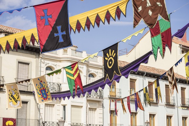 Ulice ve městě Alcalá de Henares