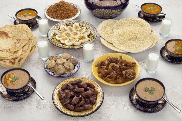 Jídlo ramadán, Marocký stůl o svátku iftar