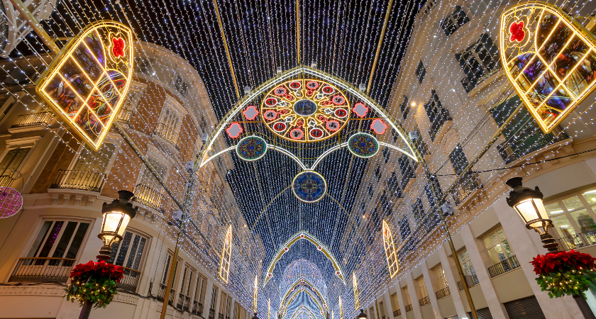 vánoční trhy v Malaze christmas market in malaga