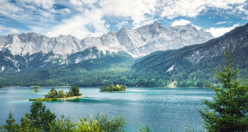 Výhled na Zugspitz
