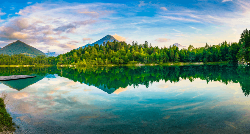 Výhled na Alpsee